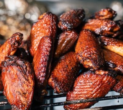Cherry Smoked Chicken Wings